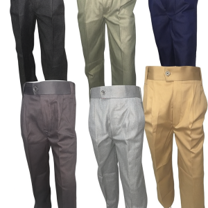 "School dress pant made of durable fabric"