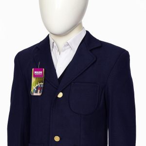 “Blue school uniform blazer for boys and girls, formal style, tailored fit, perfect for school, college, and student uniforms.”